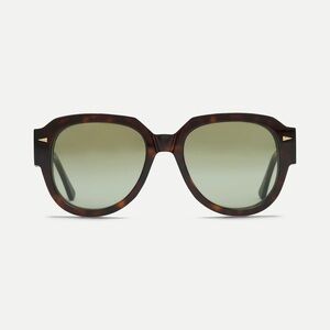 AHLEM x Palais Galliera - Dark Turtle / Green Glitter Gradient Sunglasses